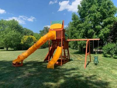 indianapolis playsets - playgrounds swingset with slides